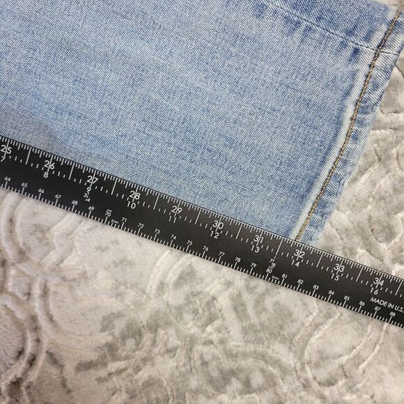 Gap Jeans Mens 34X32 Blue Skinny Denim Pants Mid Rise Light Wash Adult Casual - Picture 14 of 16